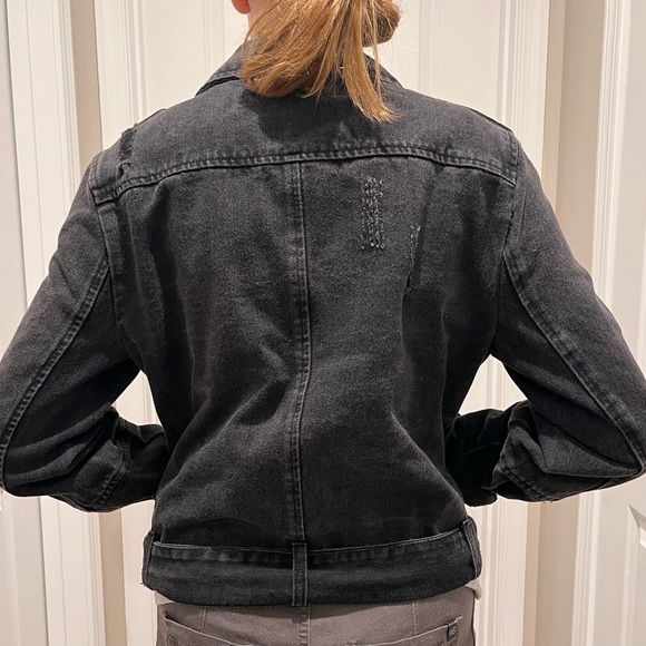 Black Denim Jacket, Ci Sono - Picture 3 of 4
